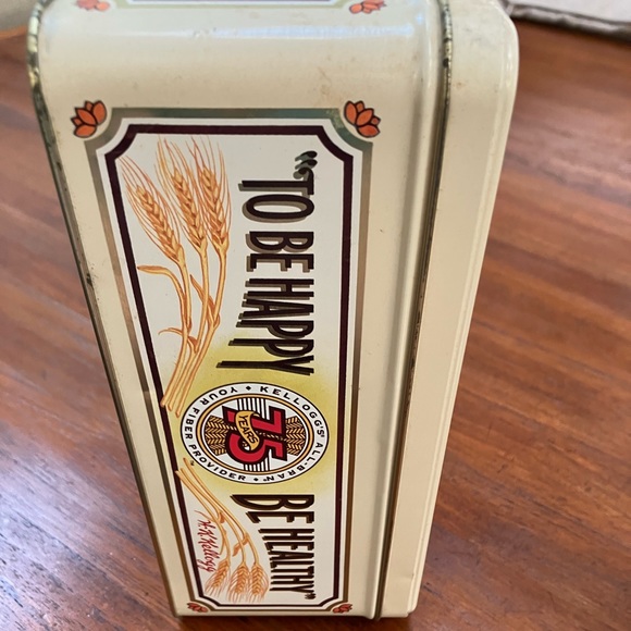 Kellogg’s All-Bran Vintage Tin in their commemorative 75 Years —size 6x8x4”. - Picture 2 of 6